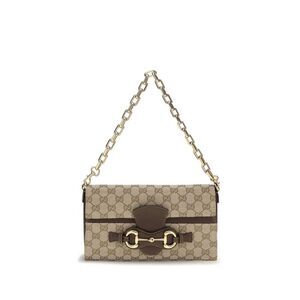 Gucci Beige Fabric Shoulder Women's Bag